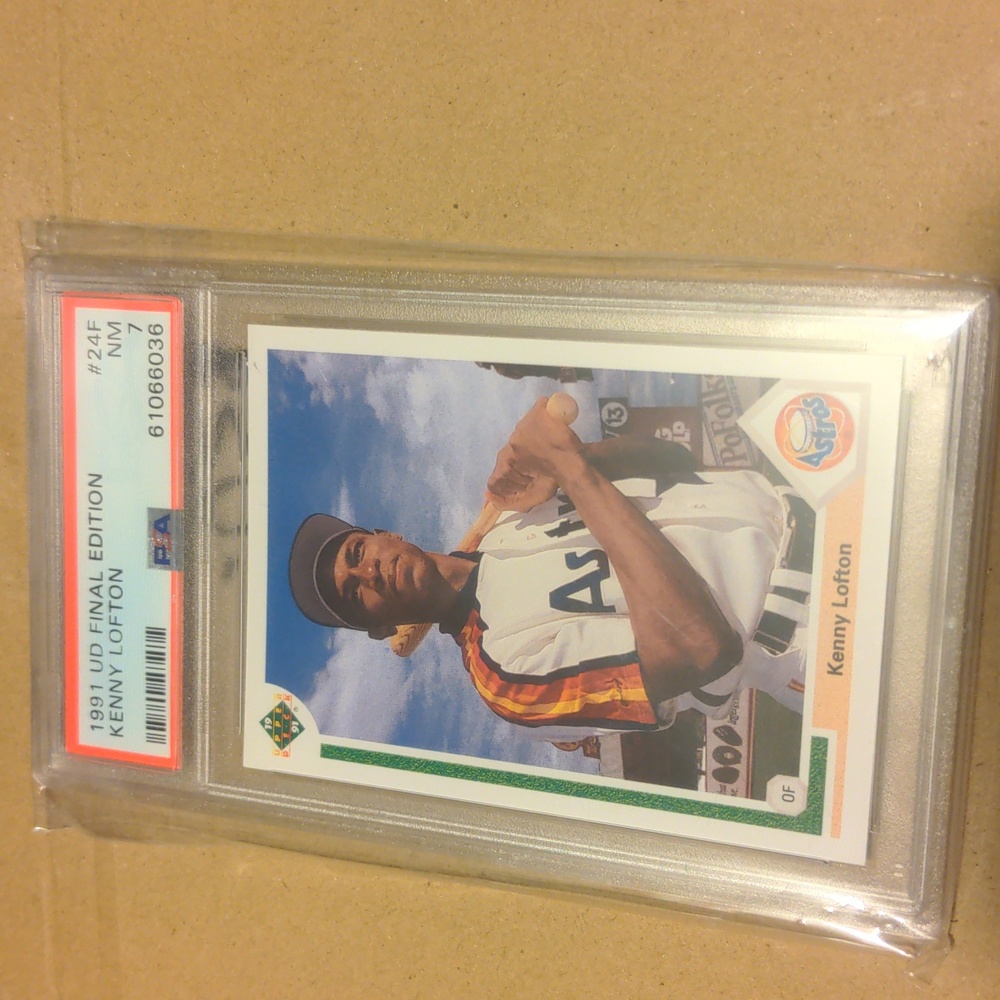 1991 upper deck final edition Kenny lofton #24f PSA NM 7 61066036
